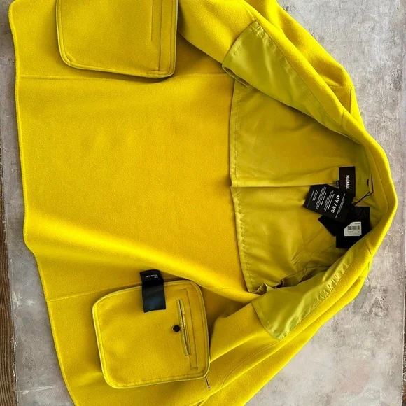 ⭐️⭐️⭐️ Mackage Edina yellow wool coat size XS - Picture 3 of 5